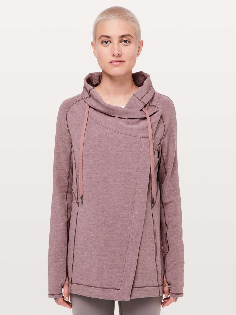 Lululemon Coast Easy Wrap
Heathered Misty Merlot Size 6 
New w/o Tags